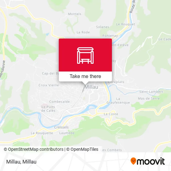 Millau map