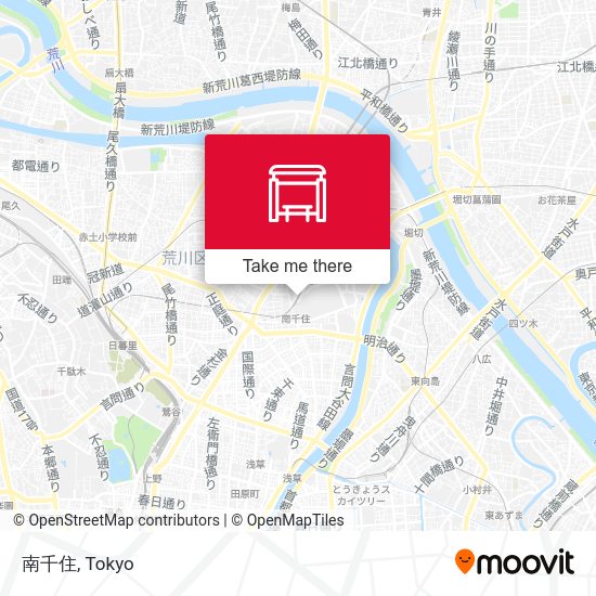 南千住 map