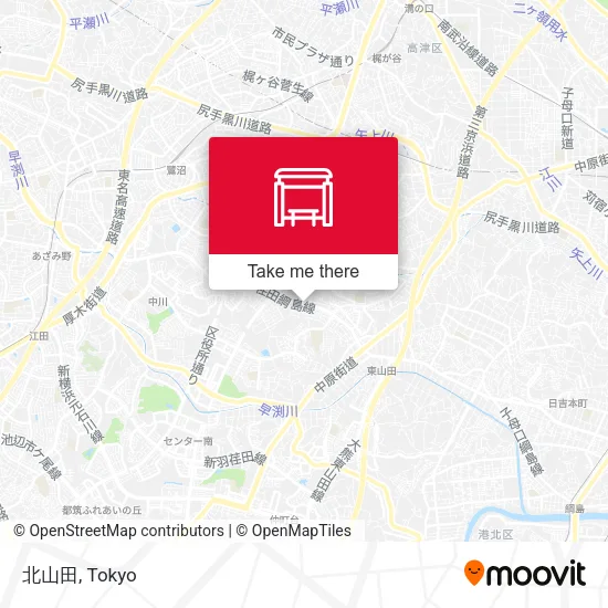 北山田 map