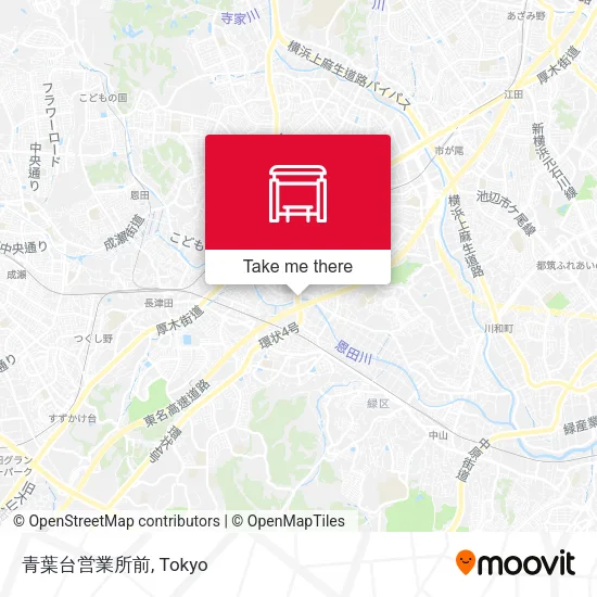 青葉台営業所前 map