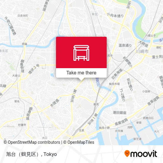 Asahidai (Tsurumi Ward) map