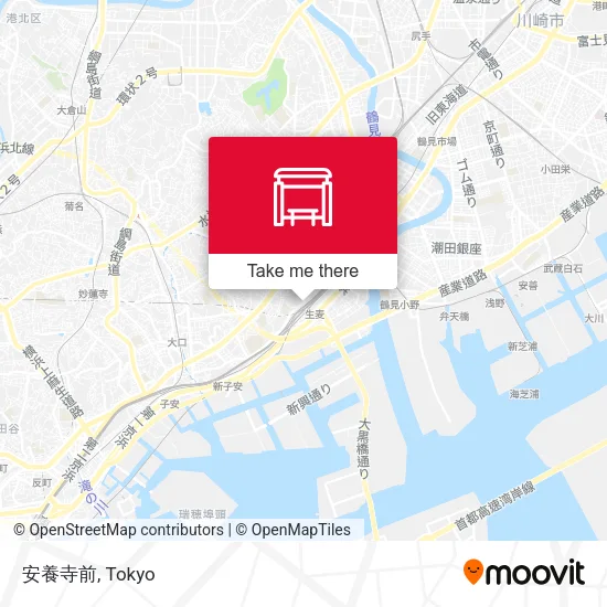 Anyoji Temple Front map