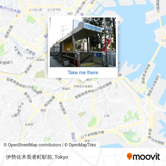 伊勢佐木長者町駅前 map