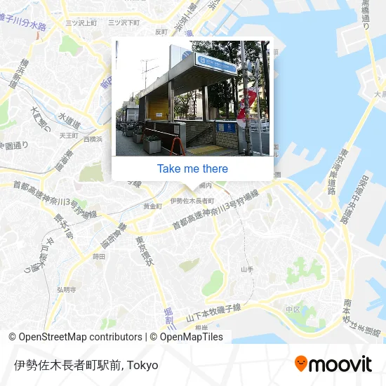 伊勢佐木長者町駅前 map