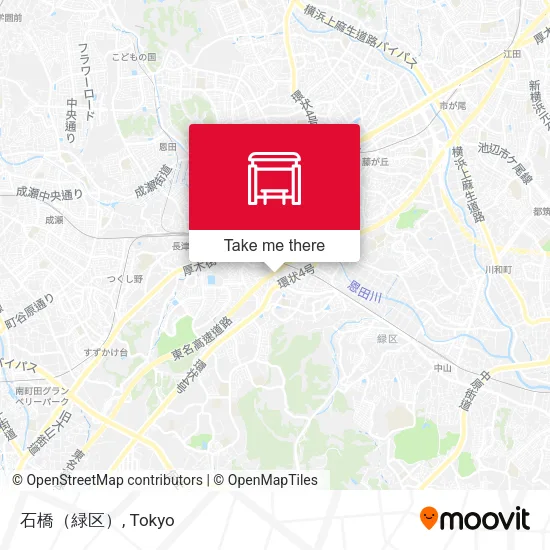 Ishibashi (Midori Ward) map