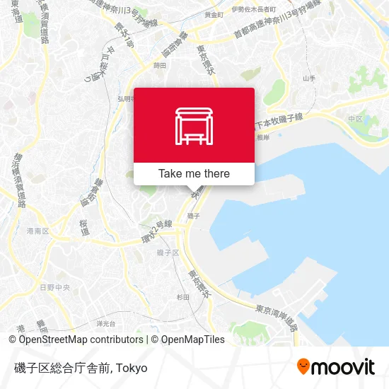 磯子区総合庁舎前 map