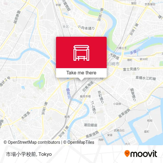 市場小学校前 map