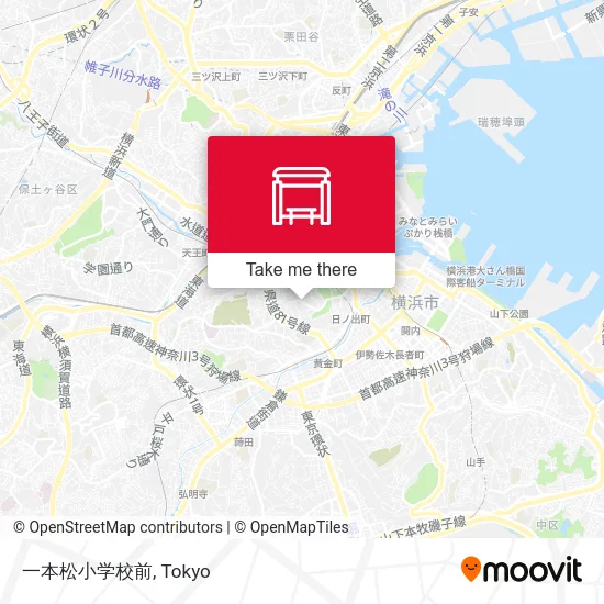 Ipponmatsu Elementary School Front map