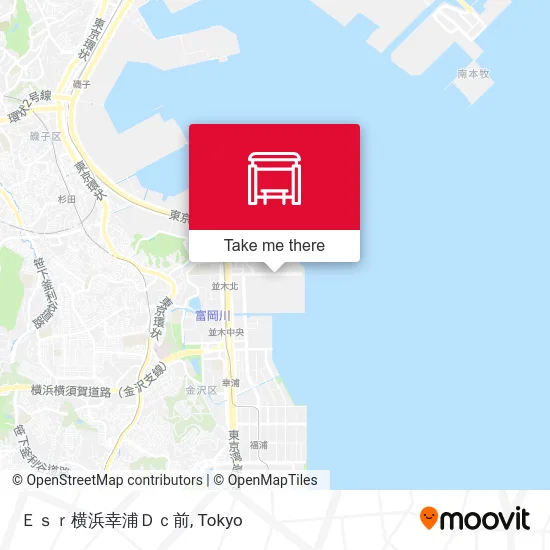 Ｅｓｒ横浜幸浦Ｄｃ前 map