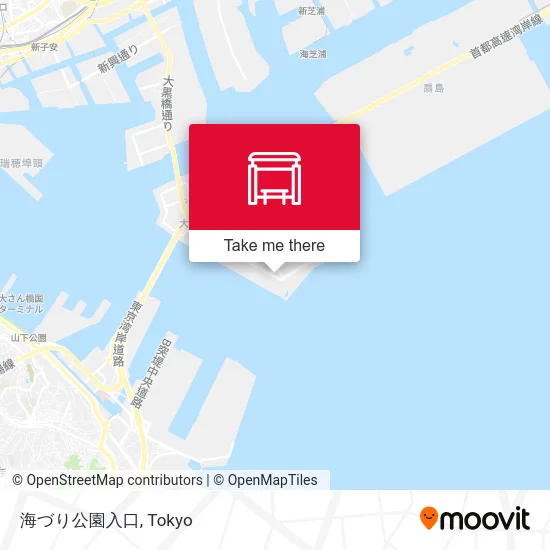 海づり公園入口 map