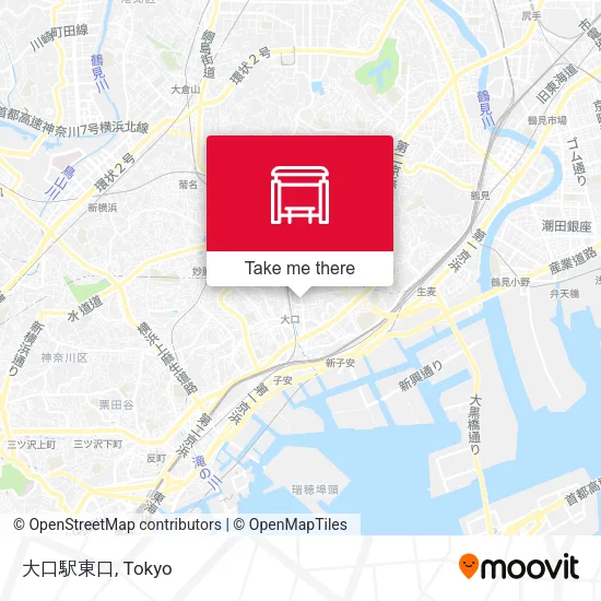 Oguchi Station East Exit map