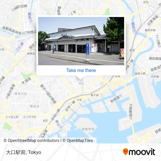 大口駅前 map