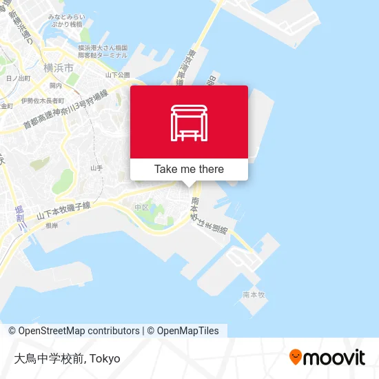 大鳥中学校前 map
