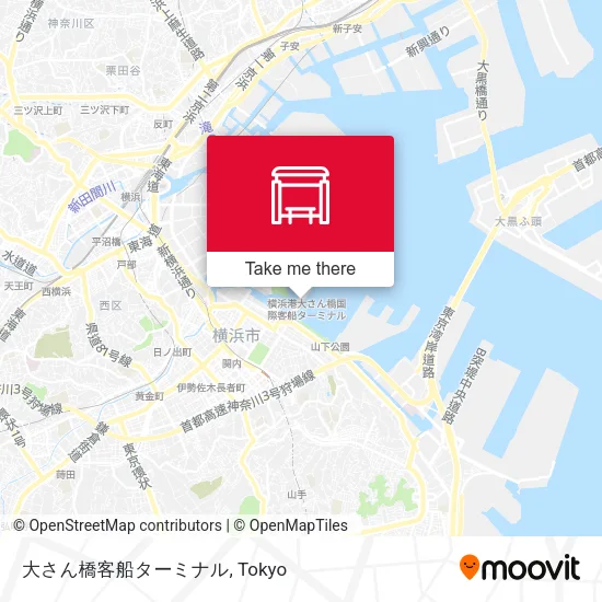 Osanbashi Cruise Terminal map