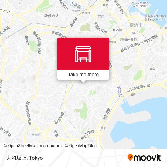 大岡坂上 map