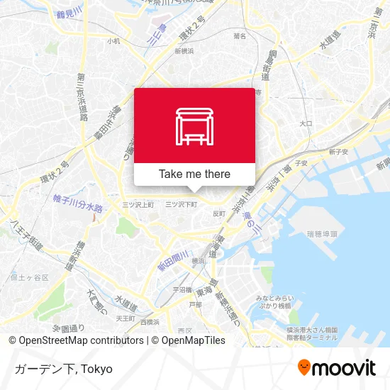 ガーデン下 map