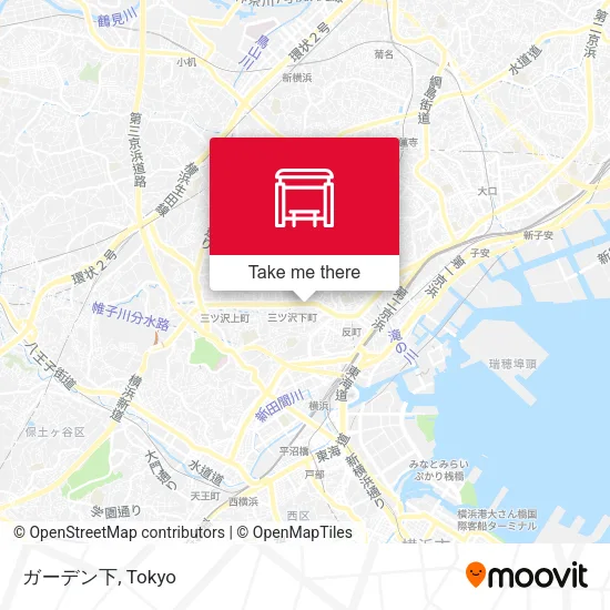 ガーデン下 map