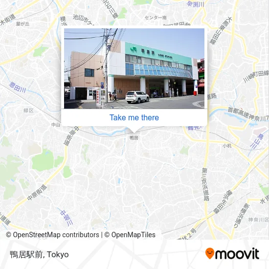 Kamoi Station Front map