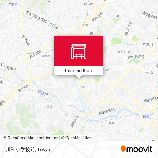 川和小学校前 map