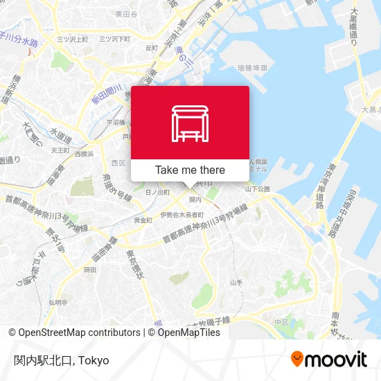 関内駅北口 map
