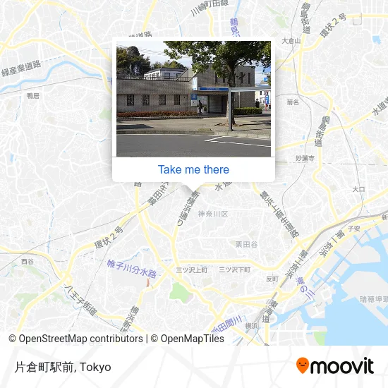 片倉町駅前 map