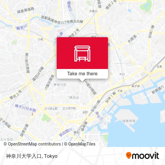 神奈川大学入口 map