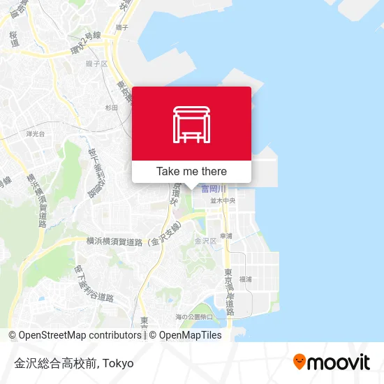 金沢総合高校前 map