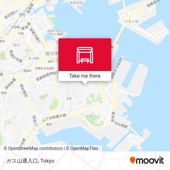 ガス山通入口 map