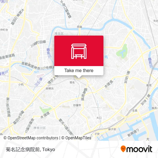 菊名記念病院前 map