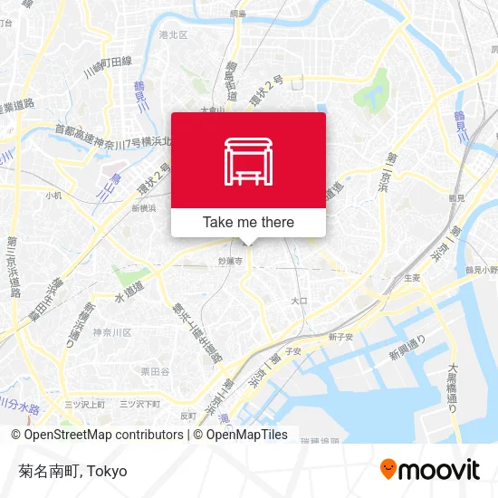 菊名南町 map