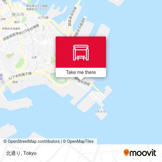 北通り map