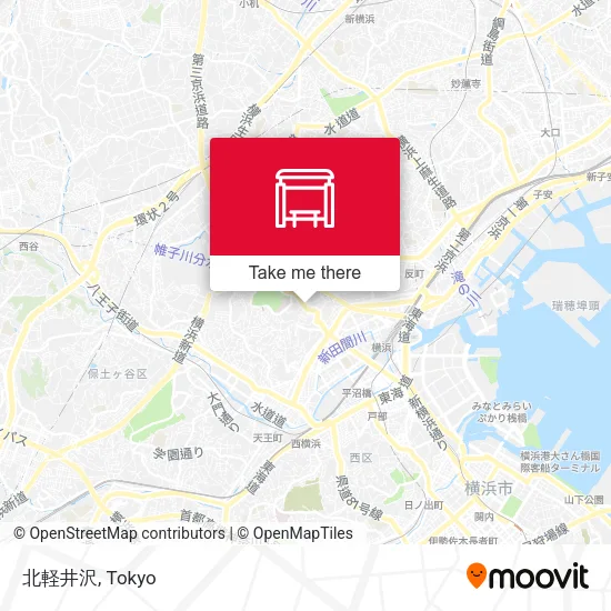 北軽井沢 map
