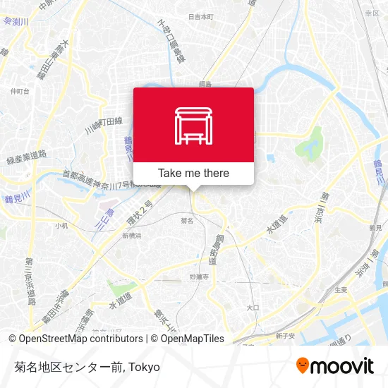 菊名地区センター前 map