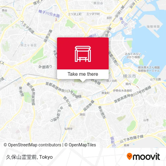 久保山霊堂前 map