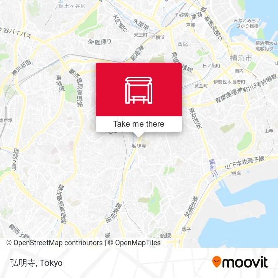 弘明寺 map