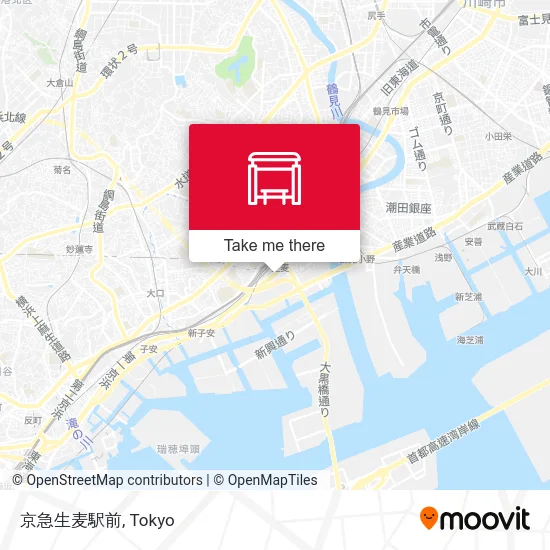 Keikyu Nammugi Station map