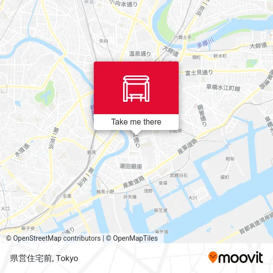 県営住宅前 map