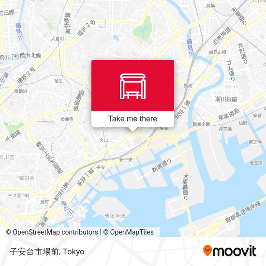 子安台市場前 map