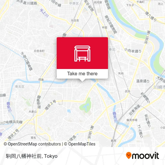 駒岡八幡神社前 map