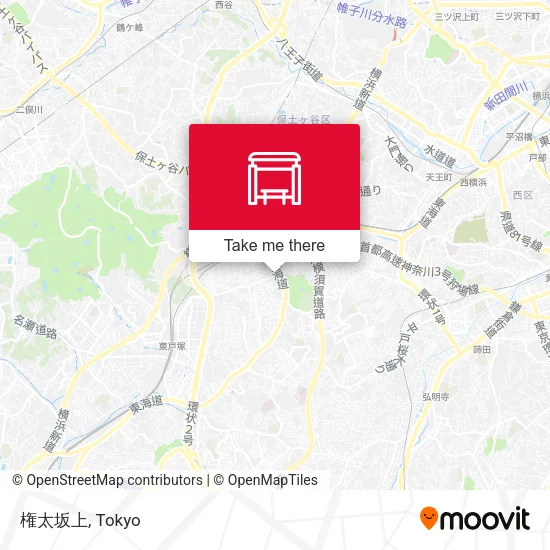 権太坂上 map