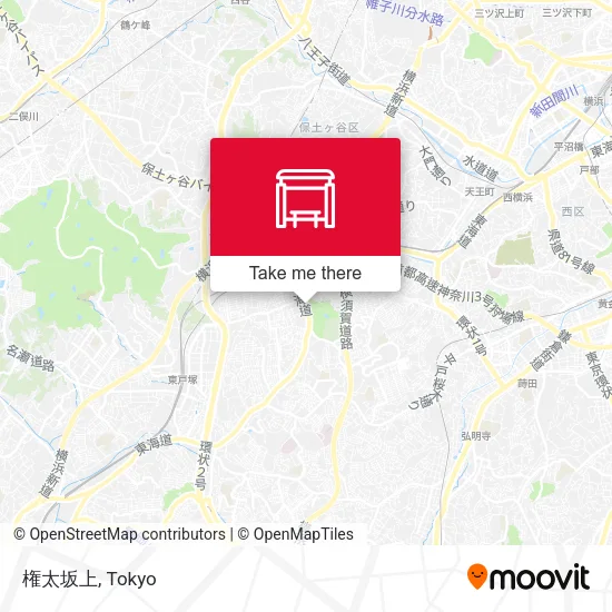 権太坂上 map