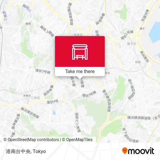 港南台中央 map