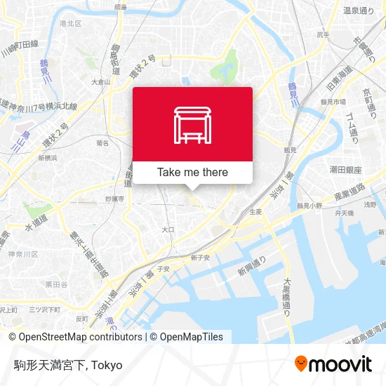 駒形天満宮下 map