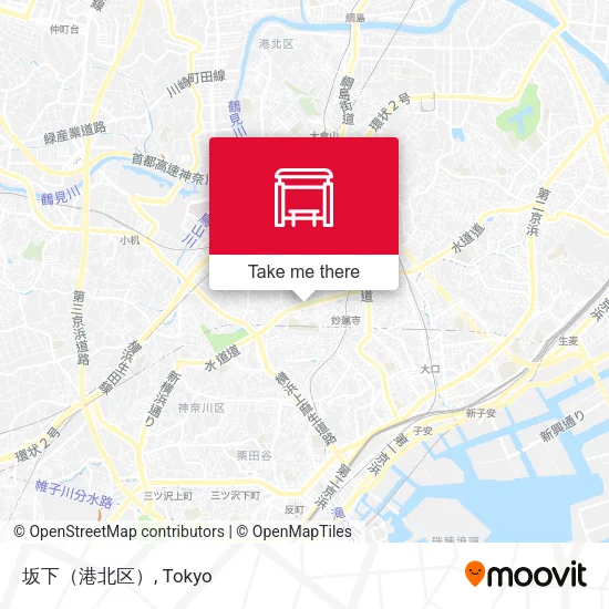 坂下（港北区） map