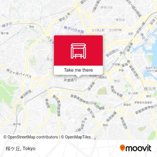 桜ケ丘 map