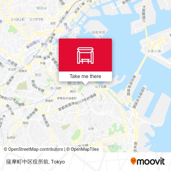 薩摩町中区役所前 map