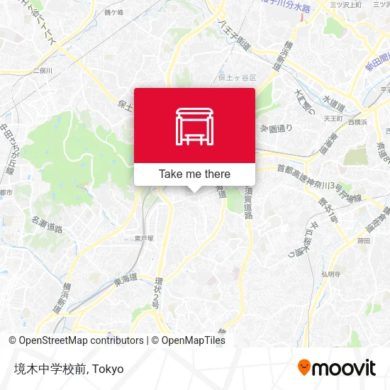 境木中学校前 map