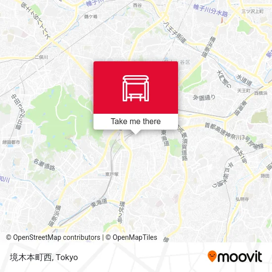 Sakaigihoncho West map