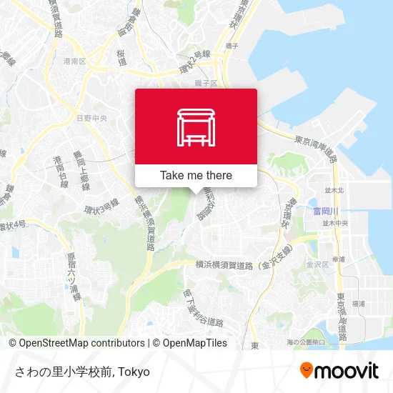 さわの里小学校前 map