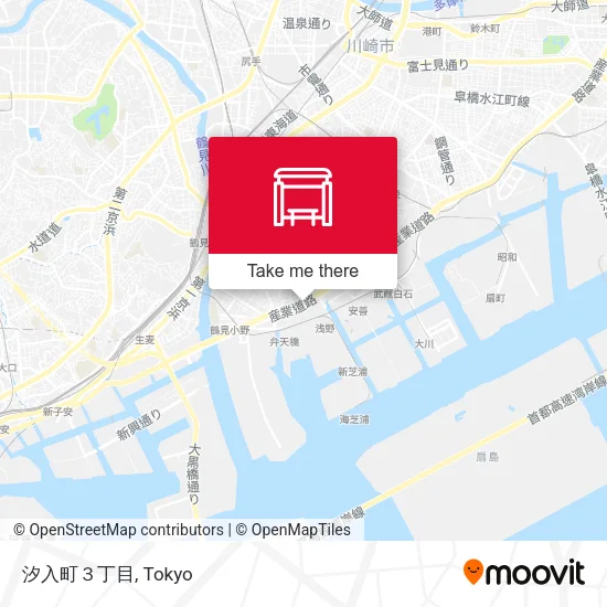 Shioiri-cho 3-chome map